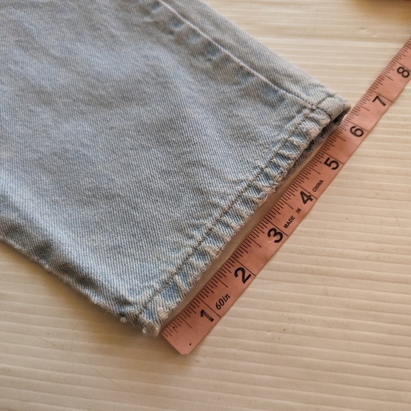 VINTAGE Northwest Blue faded light wash high rise tapered leg mom jeans - Picture 8 of 13